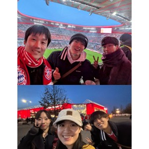 ミュンヘン、マインツでのサッカー観戦