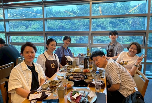 皮膚科・形成外科合同焼き肉にて