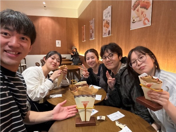 現地学生との交流