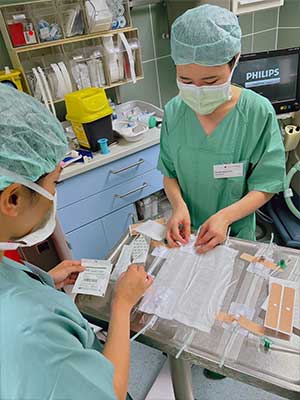 ルート確保の練習