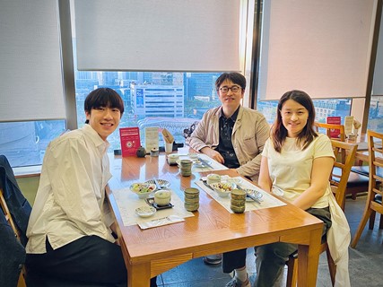 教授夫妻と行ったmoon sushi