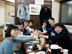 キョンサン大学の学生と飲み会